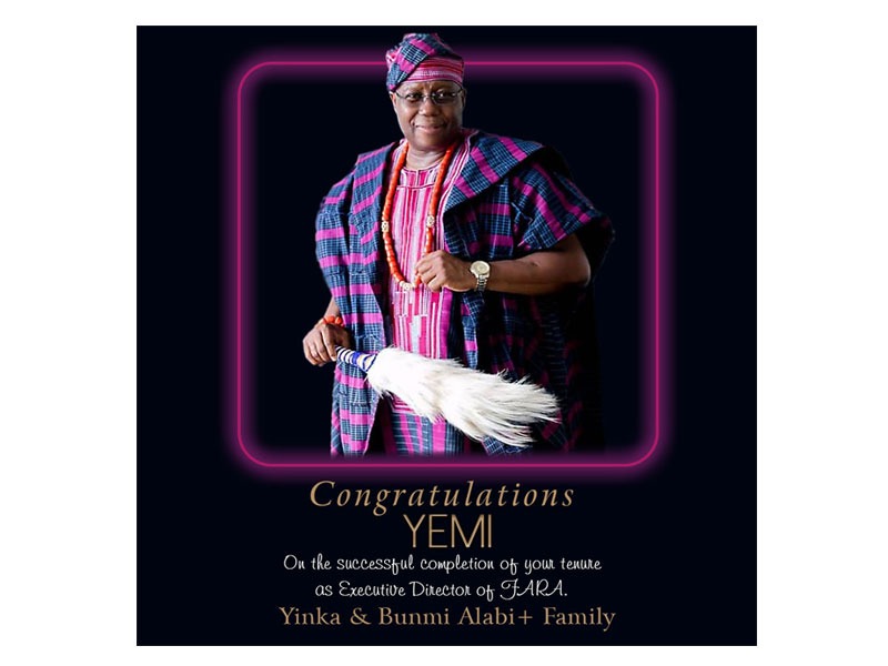 Congratulatory Message