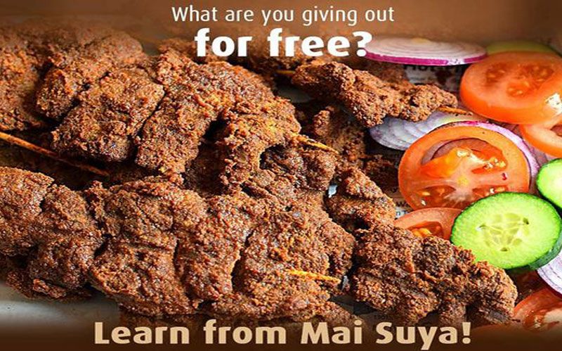 What are you giving out for free?