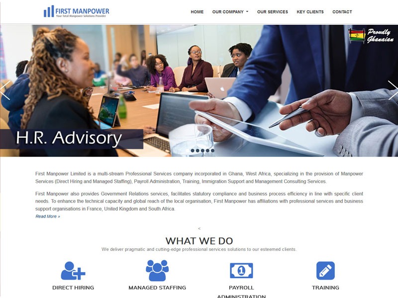 First Manpower Ltd Web Development