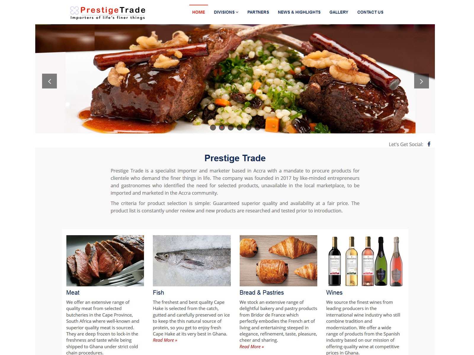 Prestige Trade Web Development